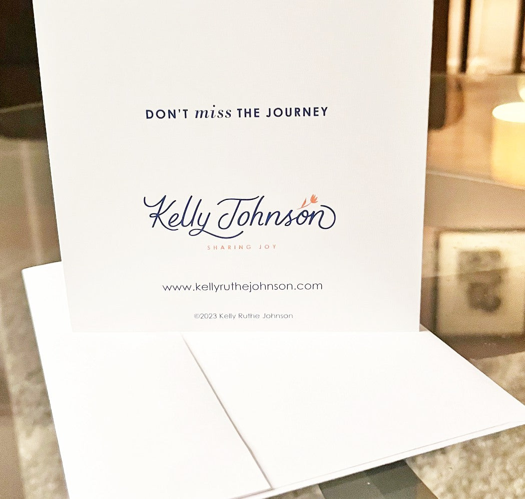White Gift Bag for Notecards, Packaging at KellyRutheJohnson.com