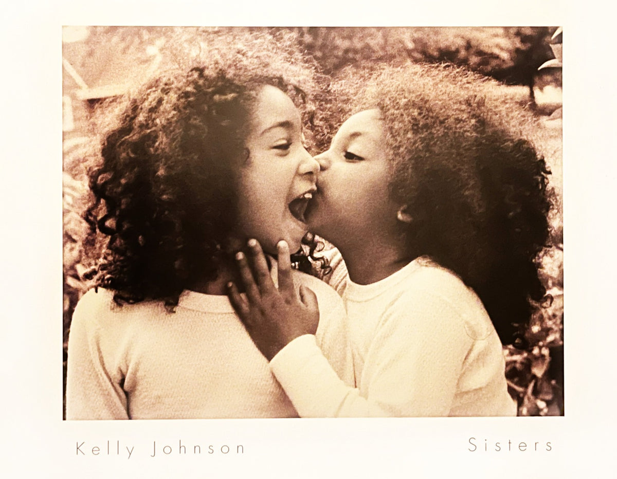 Sisters Art Poster Print - Artist: Kelly Johnson - Poster Size: 14 X 11