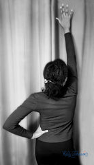 Woman with Hand on Hip - Black & White Fine Art Print Photography 11x17 by Black Artist Kelly Johnson